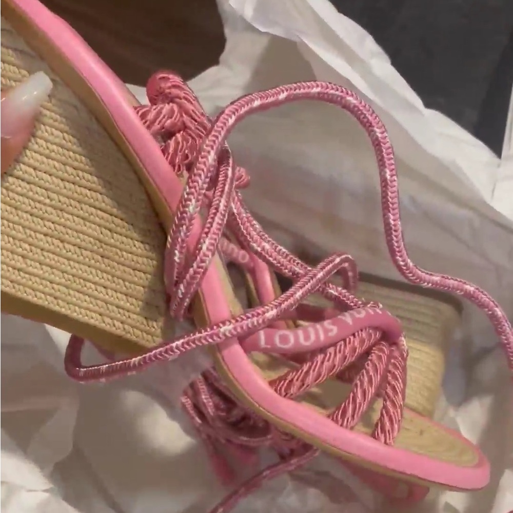 Louis Vuitton Maia Wedge Sandal - Picture 3 of 5